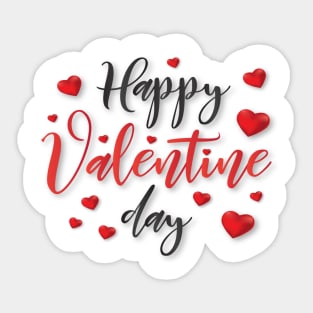 Happy Valentine's day love cute romance couple gift Sticker